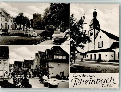 Rheinbach Ortsansichten Kirche Park 3-Bildaufnahme