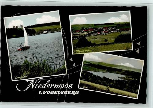 36399 W6494 Nieder-Moos - Camping Segelboot Ortsansicht See 3-Bildaufnahme