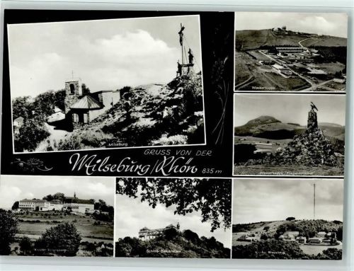 Milseburg Milseburg Wasserkuppe Fliegerdenkmal Kloster Volkersberg Schloß Bieberstein Kloster Kreuzberg Mehrfachaufnahme