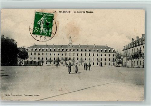Mayenne 1911 La Caserne Mayran AK
