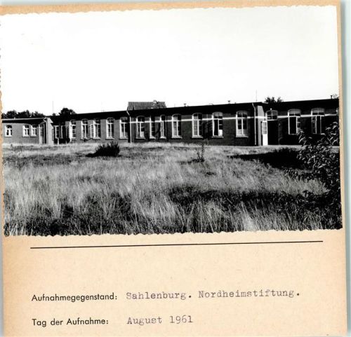 Sahlenburg Foto montiert auf Karton