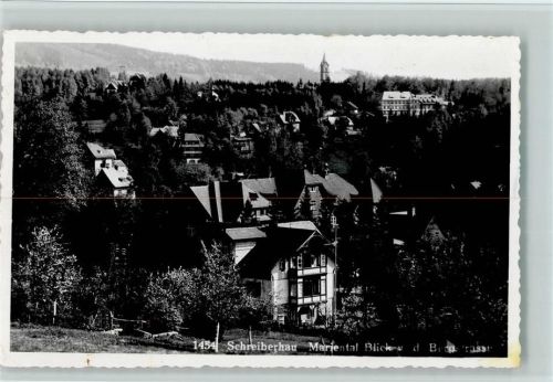 Schreiberhau Mariental Blick von der Burgstrasse