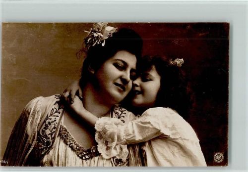 1906 Serie 479-1 Mutter und Kind - jugendstil