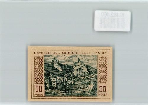 Birkenfeld Notgeld Obersteiner Goldschmiede am Werkbrett