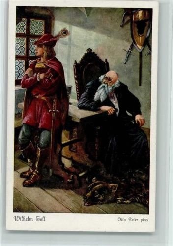 sign Otto Peter - Wilhelm Tell Nr. 4 AK