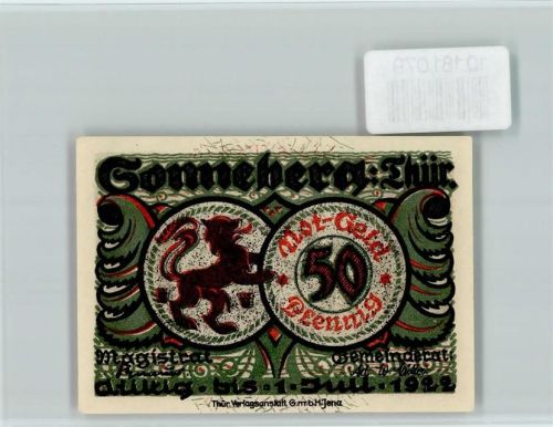 Sonneberg Notgeld