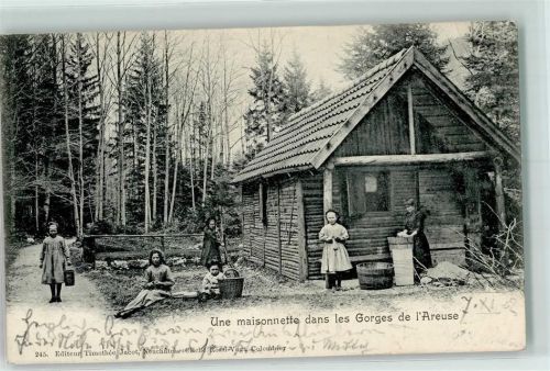 Areuse 1902 Une maisonnette dans les Gorges de l'Areuse