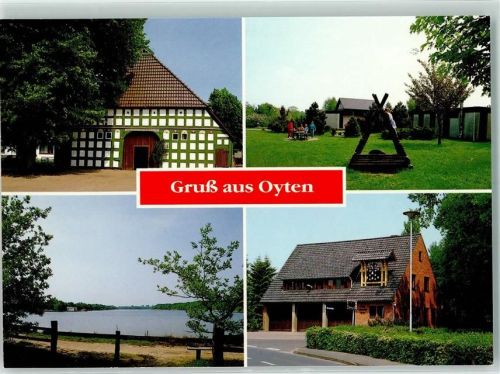 Oyten Rückseite mit Abschürfungen bzw Kleberesten