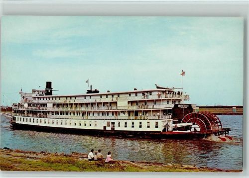 1975 Schaufeldampfer - Steamboat on the Mississipi , sehr gute Erhaltung AK