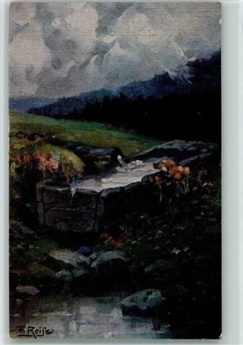1917 Nr. 1 Quellen im Schwarzwald, sign Reiss AK