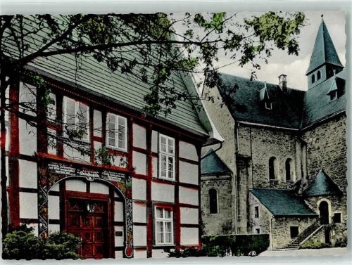 32130 W4904 Enger , Westf - Widukind-Gedächtnisstätte und Kirche