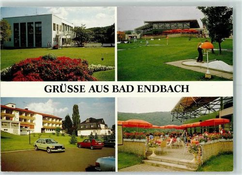 Bad Endbach Kur- und Bürgerhaus Kurmittelhaus Minigolf Hessische Bergland-Klinik