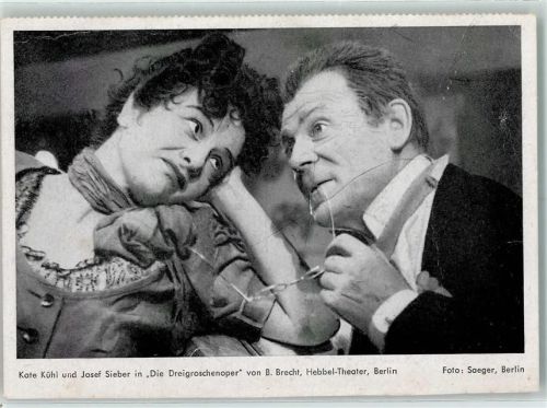 Kate Kühl und Josef Sieber "Die Dreigroschenoper"