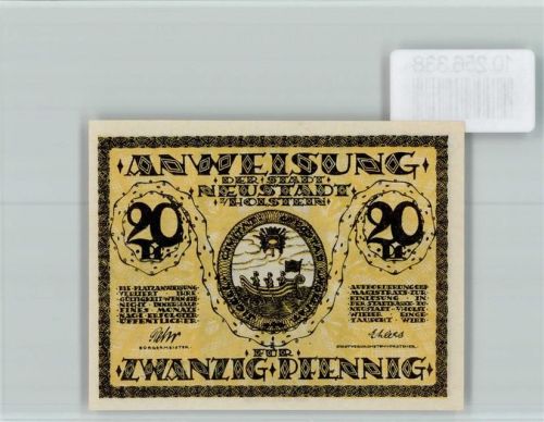 Neustadt Notgeld Fassade Boot