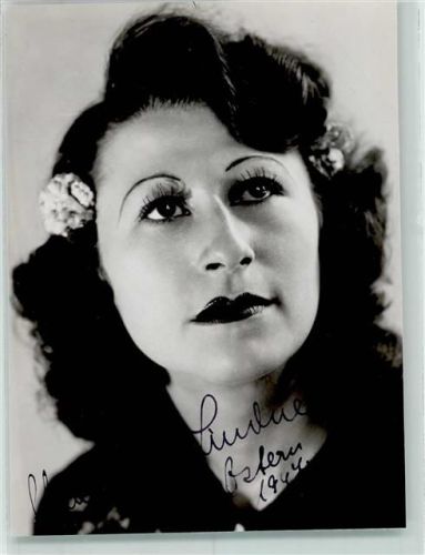 Originalautogramm Charlotte Lindner mit Widmung 1947