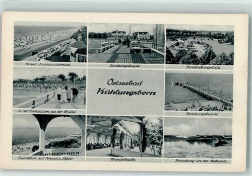 Kühlungsborn Landungsbrücke Wandelhalle Strand Hindenburgplatz