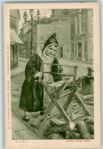 1910 Ackermann Nr. 853 Künstlerkarte sign. Doubek