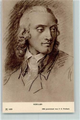 1804 gez. v. F.G. Weitsch Stempel Schillerhaus