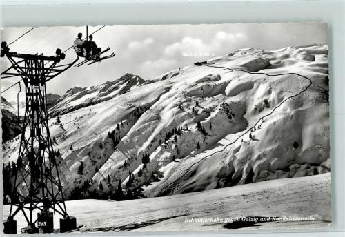 St. Anton Schindlerbahn gegen Galzig und Kandaharstrecke Winter