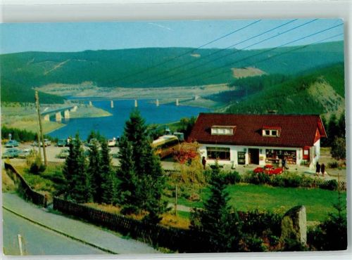 Schulenberg Blick auf die Okertalsperre Café Gasthaus Bergklause