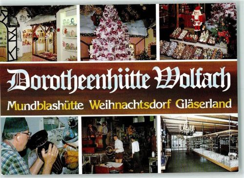Wolfach Dorotheenhütte Glasbläser Weihnachtsdorf