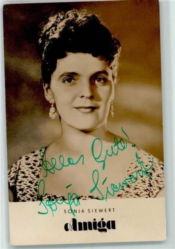 Sonja Siewert Originalautogramm