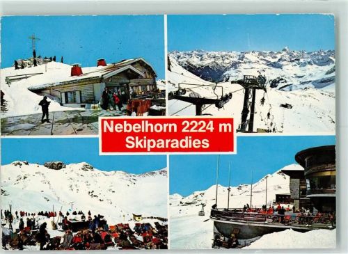 Nebelhorn Gipfelhütte Sesselbahn Winter
