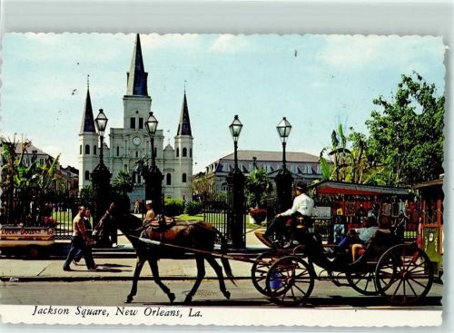 New Orleans Jackson Square St. Louis Cathedral Pferdekutsche