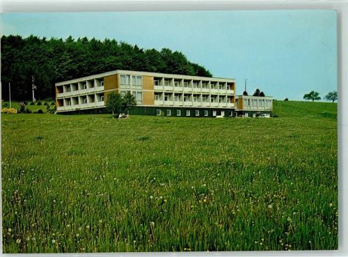 Horbach Ignatius-Lötschert-Haus der Barmherzigen Brüder Rückseite mit Abschürfungen bzw Kleberesten