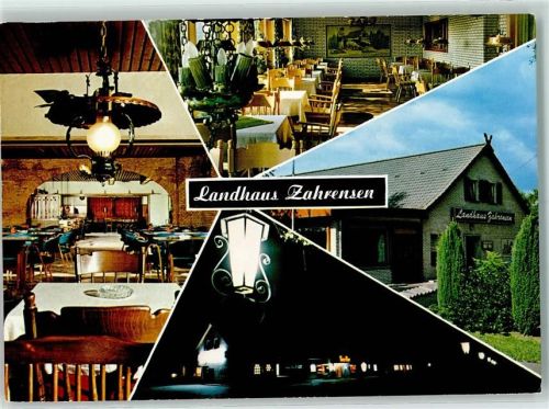 Schneverdingen Rückseite mit Abschürfungen bzw Kleberesten Gasthaus Zahrensen