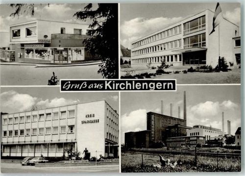 Kirchlengern Rückseite mit Abschürfungen und Kleberesten Kreissparkasse