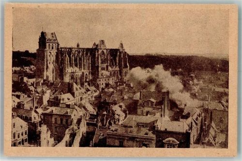 Saint-Quentin Brennendes St. Quentin Winterhilfswerk des Deutschen Volkes 1933/34