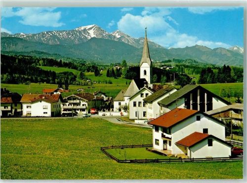 Neukirchen Teisenberg Rückseite mit Abschürfungen bzw Kleberesten
