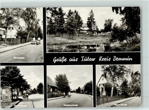 Tutow Parkstraße Dammstraße Friedensstraße Allee-Straße
