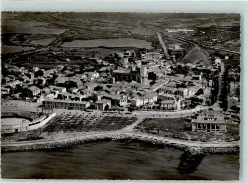 Saintes-Maries-de-la-Mer Fliegeraufnahme