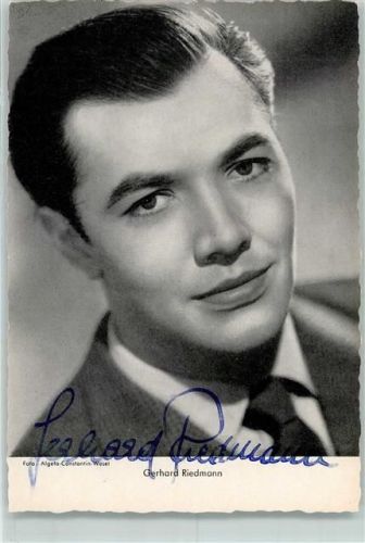 Gerhard Riedmann Originalautogramm