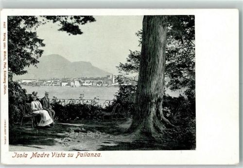 Pallanza 1900 Isola Madre Vista su Pallanza AK