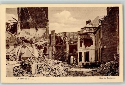 La Bassee 1916 WK I Rue de Canteleux Verlag Stünkel Serie Nr. 69 AK