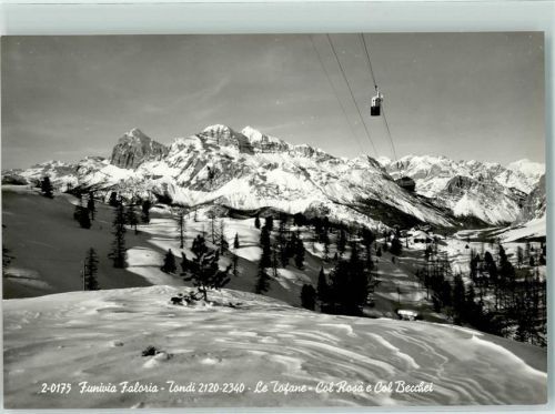 Cortina d'Ampezzo Funivia Faloria Tondi Le Tofane Col Rosa e Col Becchei Winter