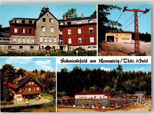 Schmiedefeld Waldbad Erholungsheim Stutenhaus Liftbaude Eisenberg Filmbühne