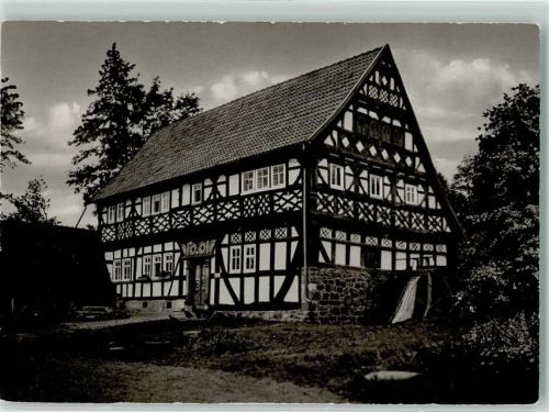 Ilbeshausen Rückseite mit Abschürfungen bzw Kleberesten Teufelsmühle