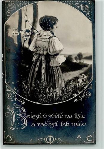 1921 Mädchen AK