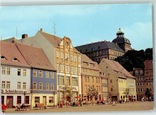 Weißenfels Karl Marx Platz Schloß Neu-Augustusburg Gasthaus Schultheis