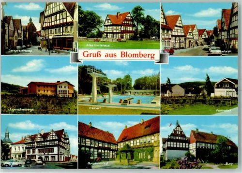 Blomberg Schwimmbad Jugendherberge Altes Amtshaus Burg