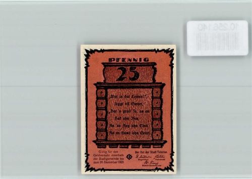 Teterow Notgeld Reutergeld