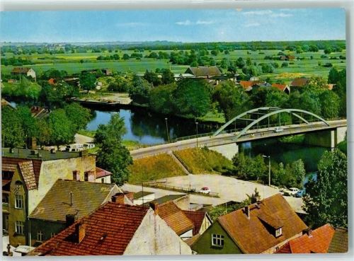 Oderberg Alte Oder Binnenschiff Brücke