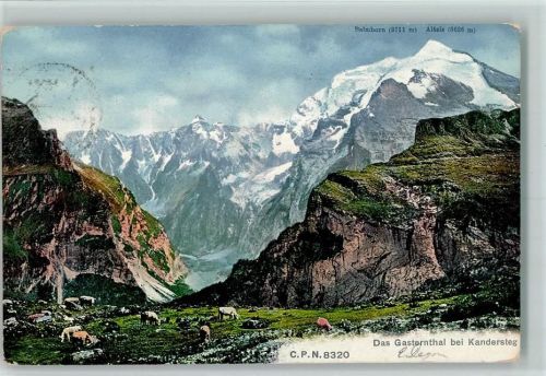 Kandersteg 1905 Das Gasternthal Balmhorn Altels