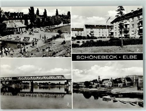 Schönebeck Schwimmbad Siedlung Malz Mühlenfeld Elbbrücke