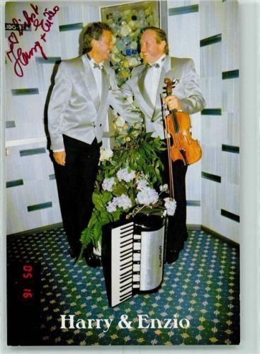 Uetersen Autogrammkarte Harry u. Enzio Musik Duo