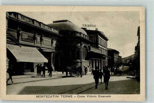 Montecatini Terme 1938 Corso Vittorio Emanuele AK